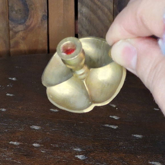 Mini Brass Candle Holder - Picture 8 of 11